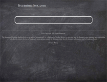 Tablet Screenshot of freeanimalsex.com